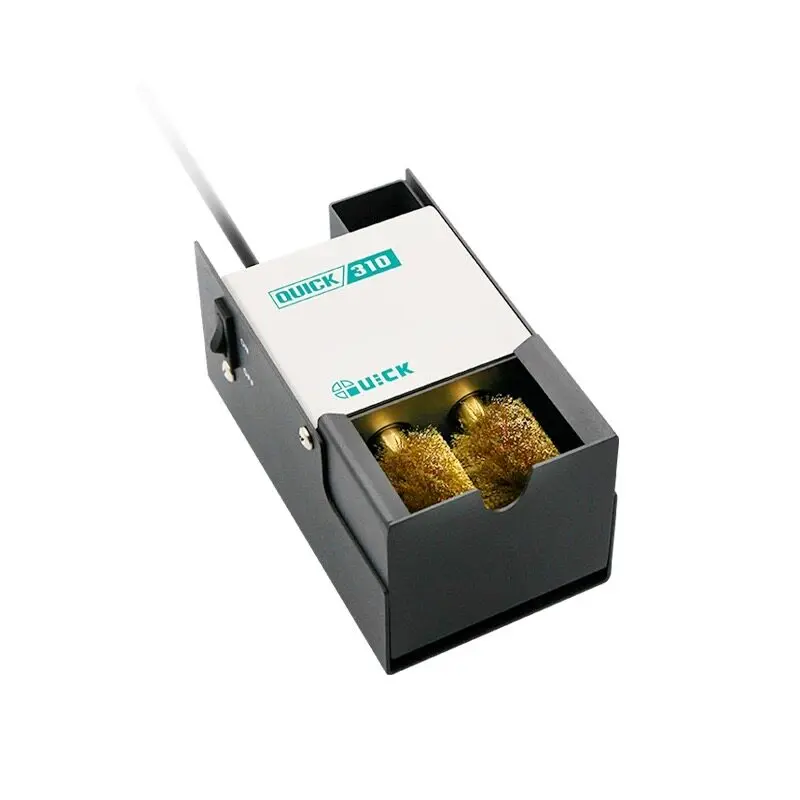 Electric Cleaner Soldering Tip Cleaner Soldering Iron Tip Cleaner, Portable Copper Brush, Electric Cleaning Device for Cleaning