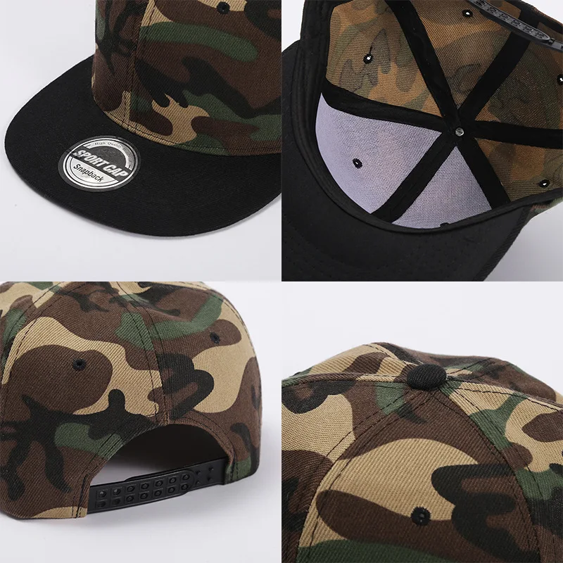 Farbblockierte Baseballkappe mit flacher Krempe, vielseitiger Sonnenschutz und Sonnenschutzhut, Outdoor-Mode, Unisex, Street-Hip-Hop-Hut – Detail 22
