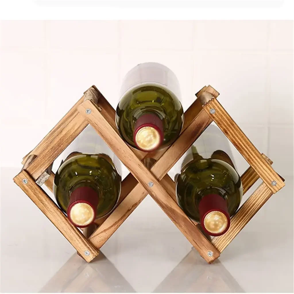

Stackable Wine Storage Shelves Bottles Wooden Wine Shelves Home Bar Utensils Wine Cabinets Bar Tools