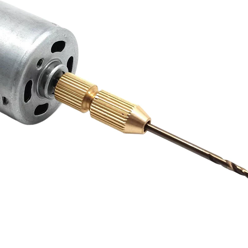 다중 유형 미니 드릴 콜레트 척 2.0mm 샤프트 구멍 황동 모터 샤프트 클램프 황동 척 어댑터 전동 공구 액세서리