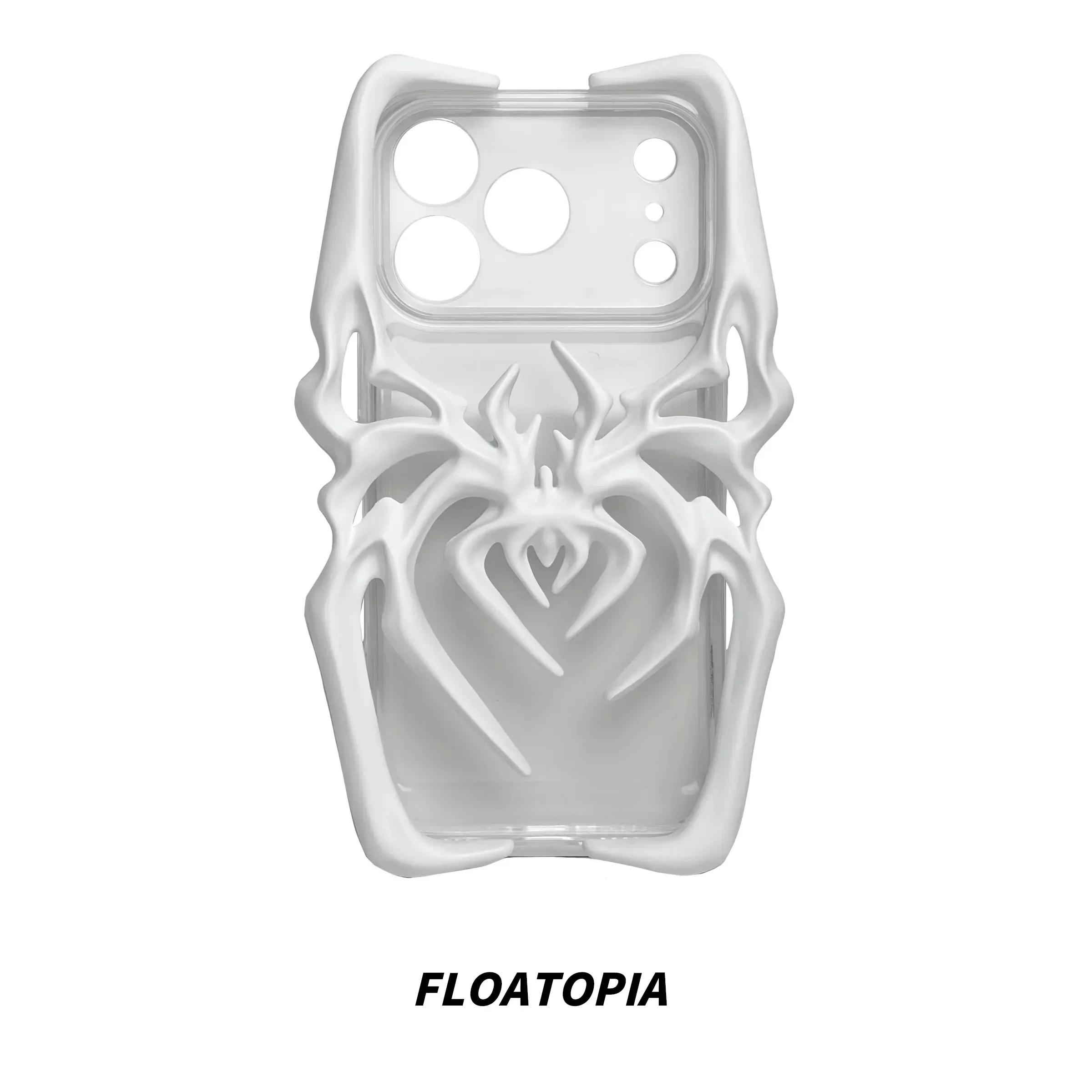 Liquid spider hollowed-out cooling phone case, suitable for iPhone