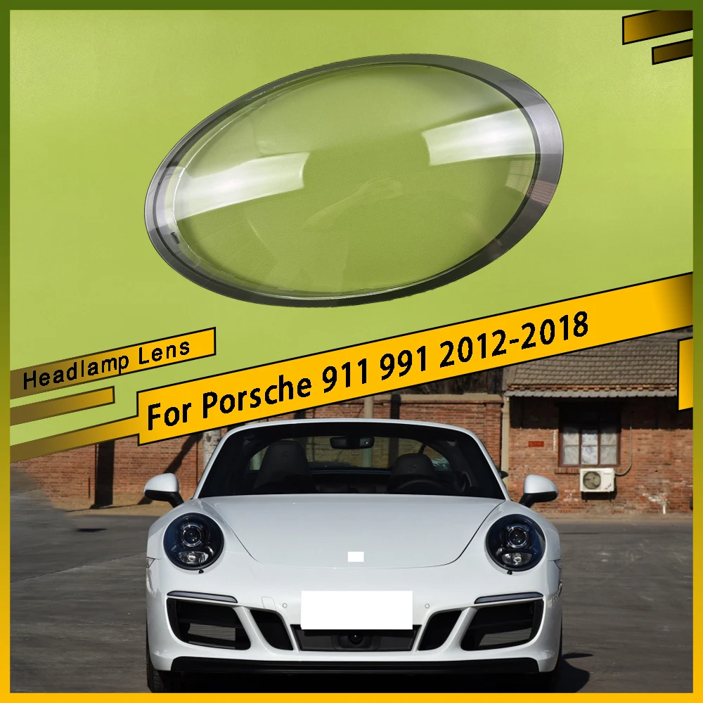 

Car Front Lens Light Head Lamp Lampcover Headlight Shell Transparent Lampshade Headlight Cover For Porsche 911 991 2012 - 2018