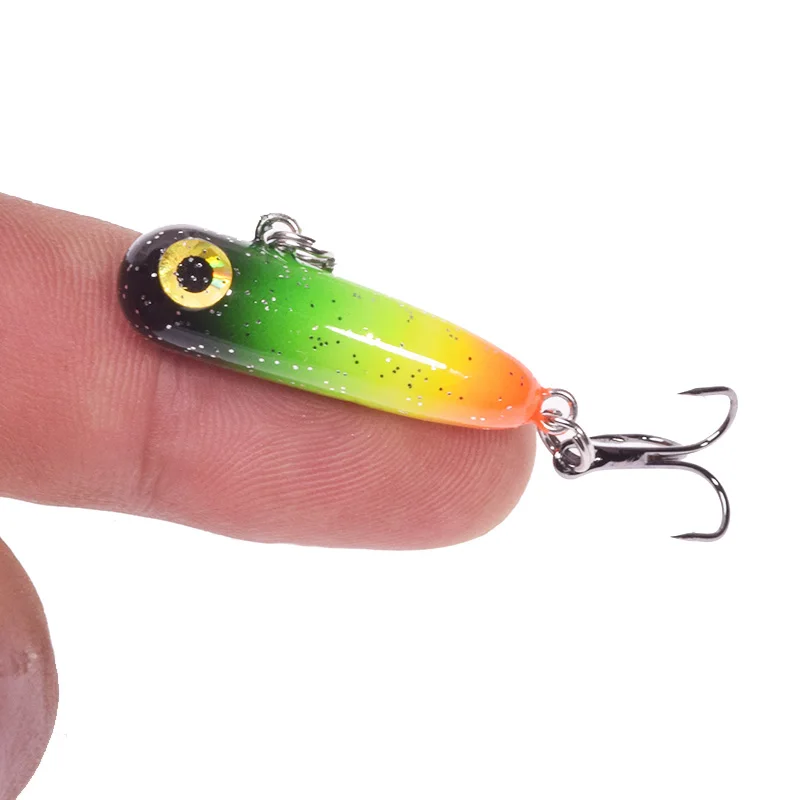 1 cebo de lápiz hundido 3 cm 2,8 g micro cebo swinger plástico cebo duro artificial lubina trucha equipo de pesca