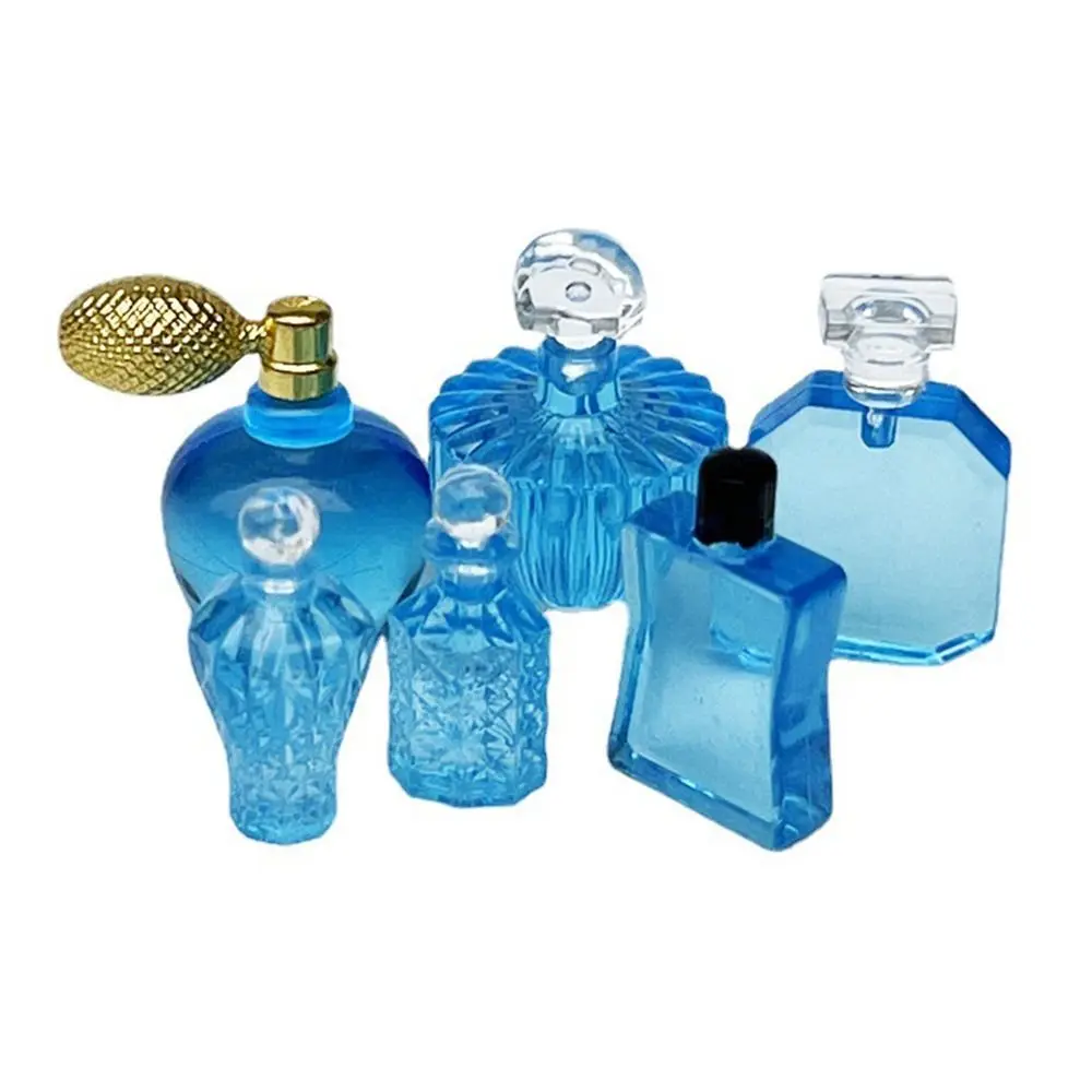 6Pcs 1:12 Dollhouse Perfume Bottle Accessories Miniature Mini Toys Dollhouse Furniture For Dollhouse Baby Girl