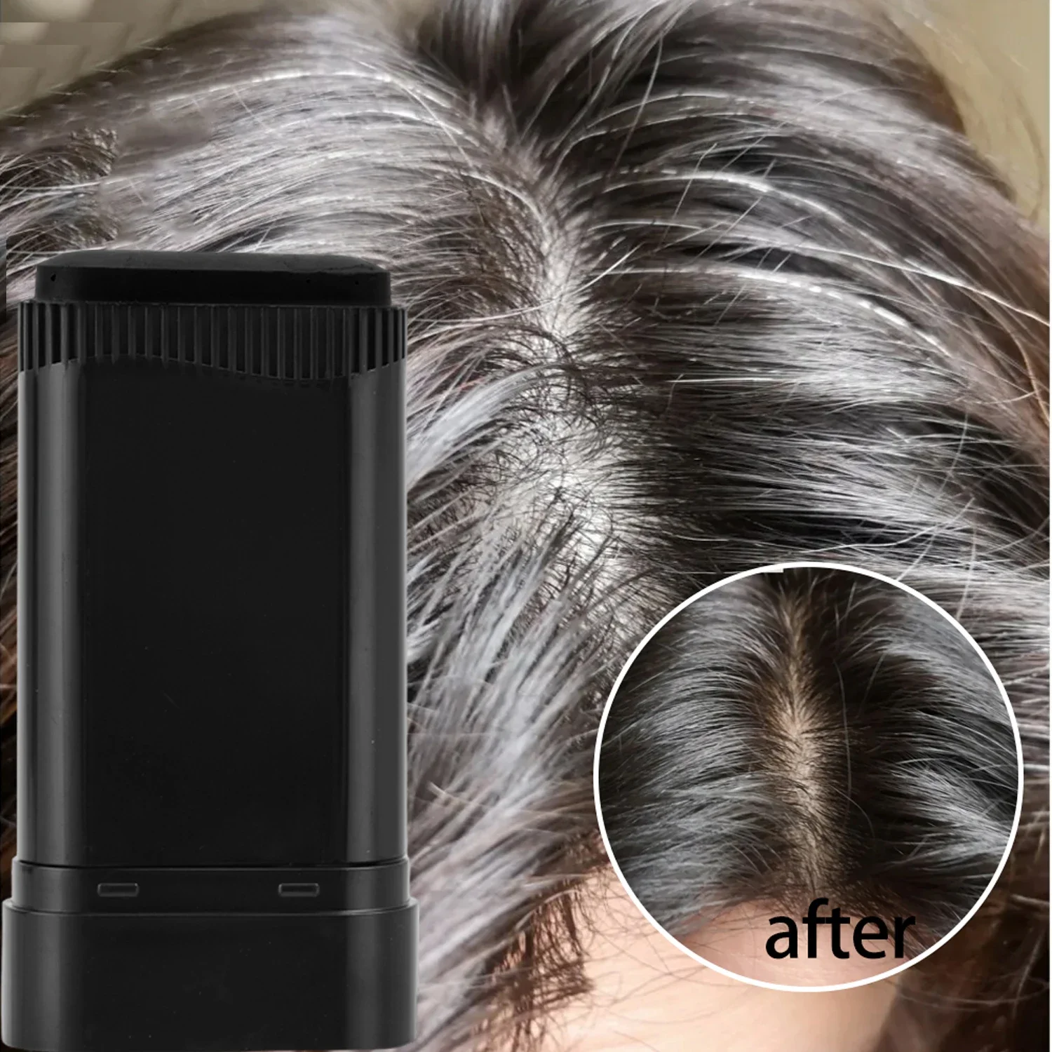 Black Brown One-Time Hair dye Instant Gray Root Coverage Hair Color Cream Stick Lasting Temporary Cover Up White Hairs Color Dye