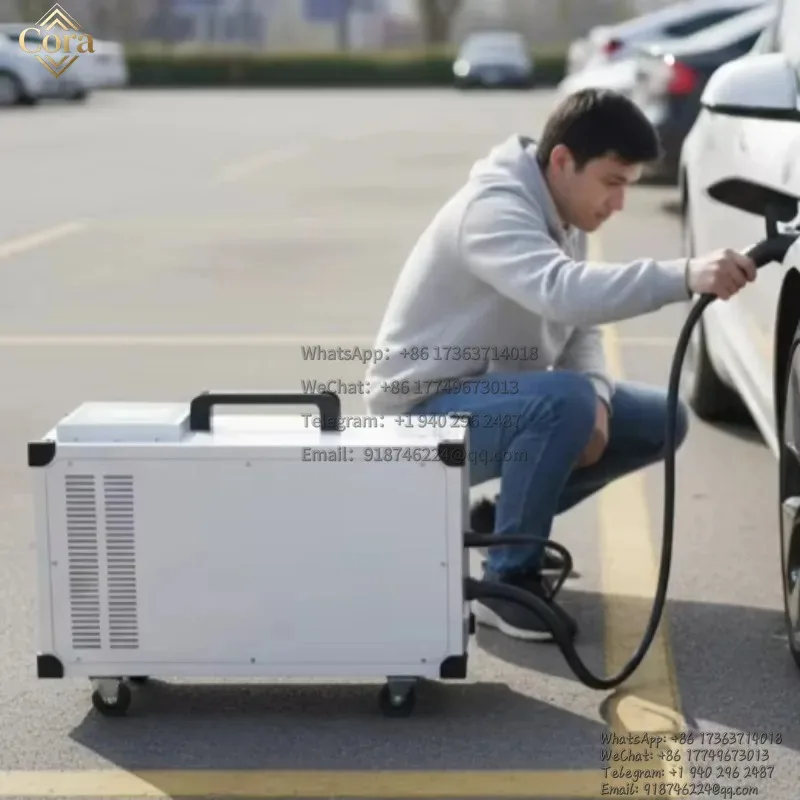 

YIXIN Compact Portable DC EV Charger 200-1000V 0-10A, GBT27930 CHAdeMO 2.0 OCPP 1.6 ISO 15118 Compatible, CE ROHS Certified