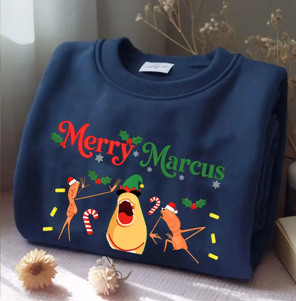 ماركوس الدودة البلوز مرح ماركوس خمر 90s ميمي قميص الدماغ روت عيد الميلاد موضة عادية لينة مريحة الشتاء هودي