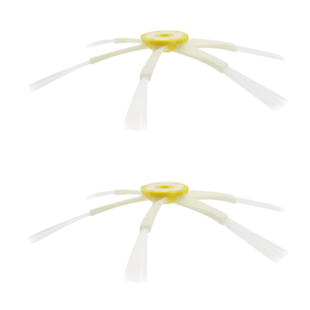 2Pcs 6-Vũ Trang Bên Bàn Chải Thay Thế Cho IRobot Roomba 600 700 Series 510 530 550 620 650 760 770 780 Robot Hút Bụi Phần