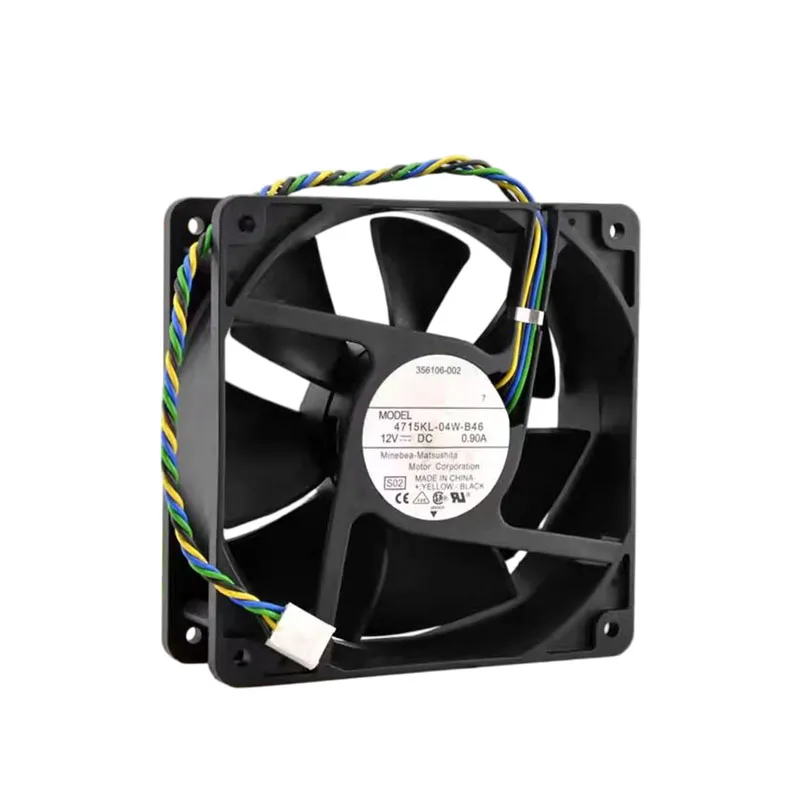 

NEW ORIGINAL 4715KL-04W-B46 12V 0.90A 12038 120x120x38mm COOLING FAN RADIATOR