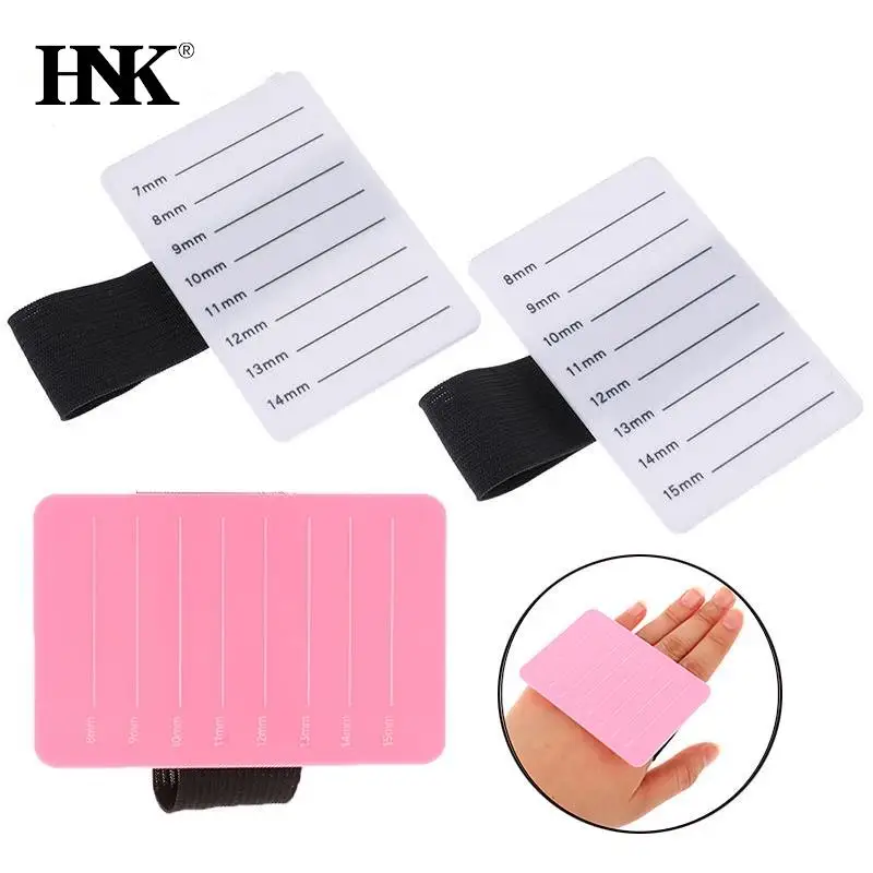 Fake Eyelash Tray Strip Stand Holder With Belt Eyelash Extensions Hand Plate Eye Lash Grafting Palette Tool 7-14mm/8-15mm