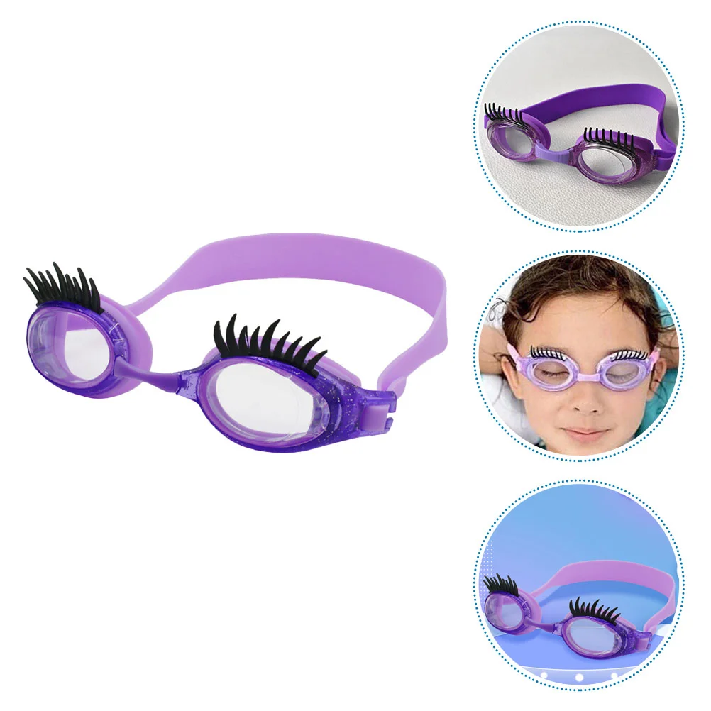

Outdoor Swimming Glasses Toddler Children Dress Silica Gel Round Kids Nose Plugs Goggles for