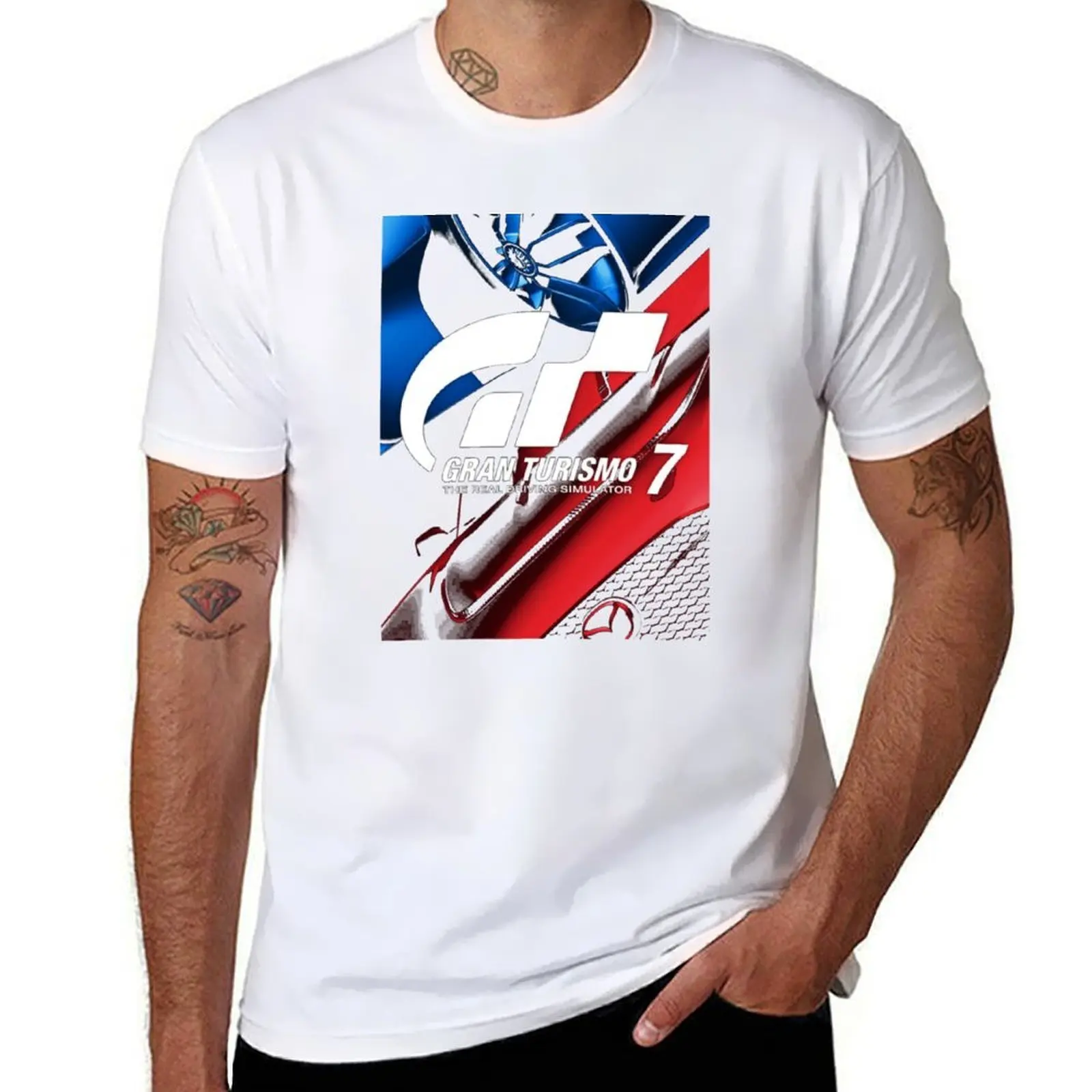 

GRAN TURISMO 7 T-Shirt man t shirts for men casual cotton t shirts man 100% T-Shirt