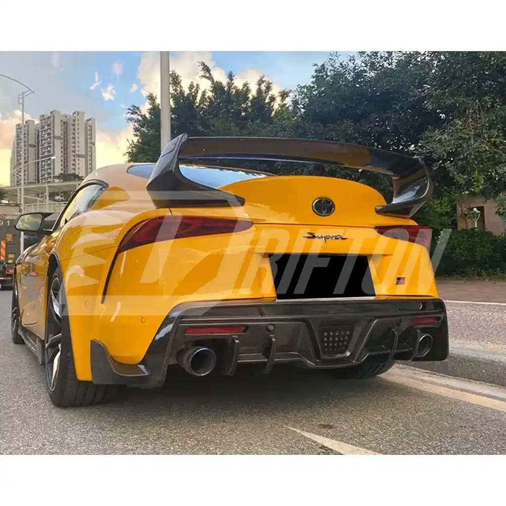 Toms Style Carbon Fiber Rear Diffuser For Toyota Supra MK5 A90 A91 GR Body Kit view 3