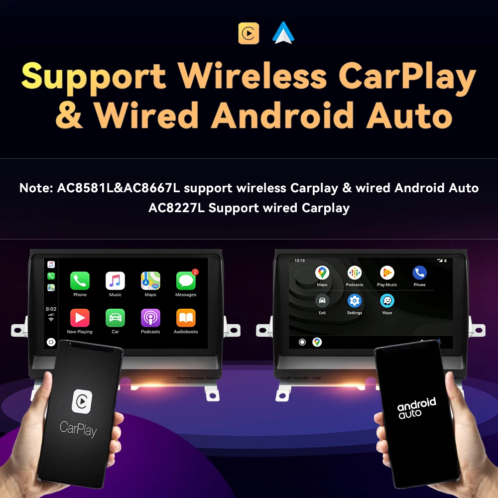 8GB Wireless Carplay Android 14 Car Radio Multimedia Player For Land Rover Discovery 3 LR3 L319 2004~2009 Navigation Audioradio