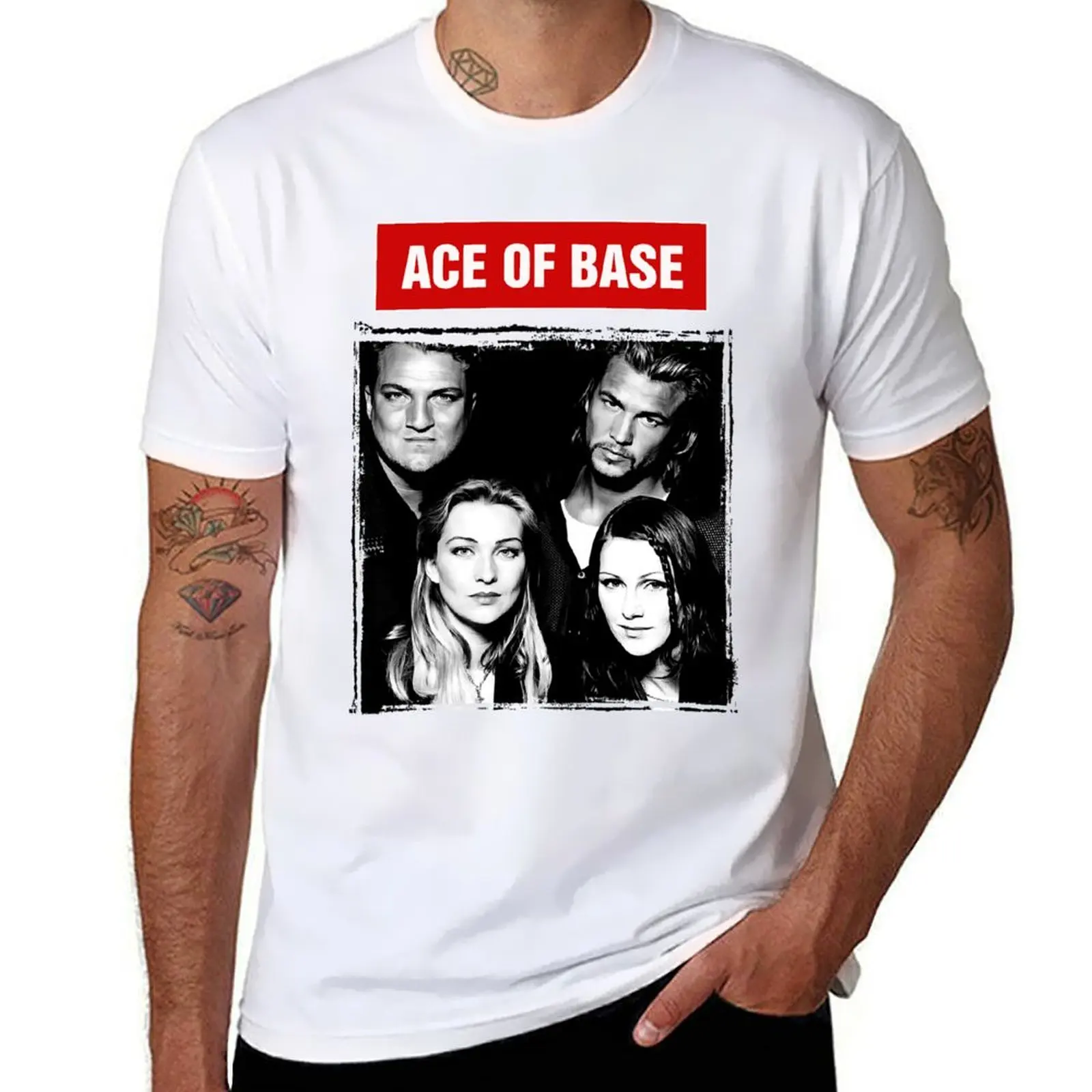 Ace of Base T-Shirt t shirt for man 100 percent cotton mens graphic t shirts T-Shirt