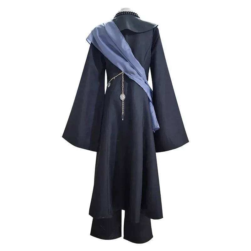 

Новый костюм для косплея Black Butler Kuroshitsuji Undertaker, костюмы для вечеринки на Хэллоуин, полный комплект на заказ, цепочка для шляпы и парик NP632720