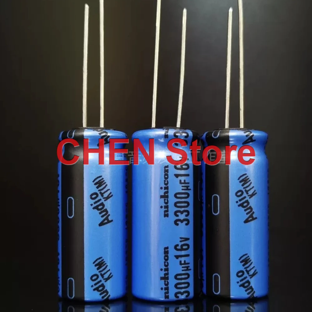 2PCS/10PCS NICHICON AUDIO KT 3300UF 16V 12.5X31.5MM 105C Electrolytic Capacitor 3300UF/16V Free Shipping