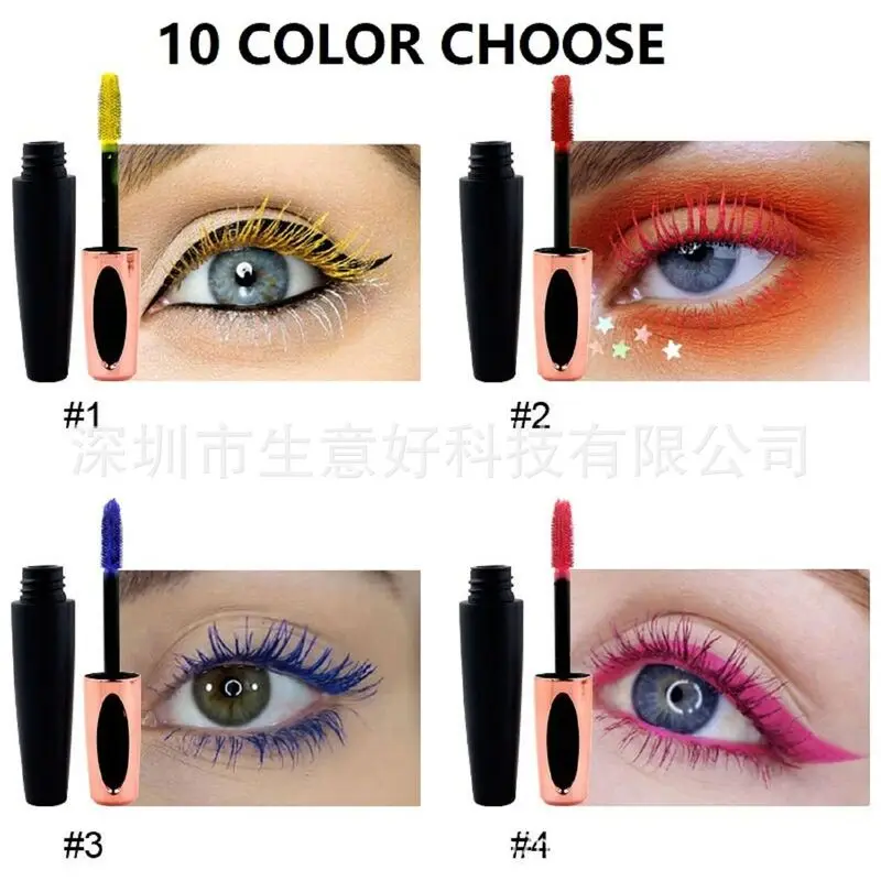 

The 10-color Mascara Naturally Curls Up, Thickens And Lengthens, Is Waterproof, Sweat-proof And Does Not Smudge