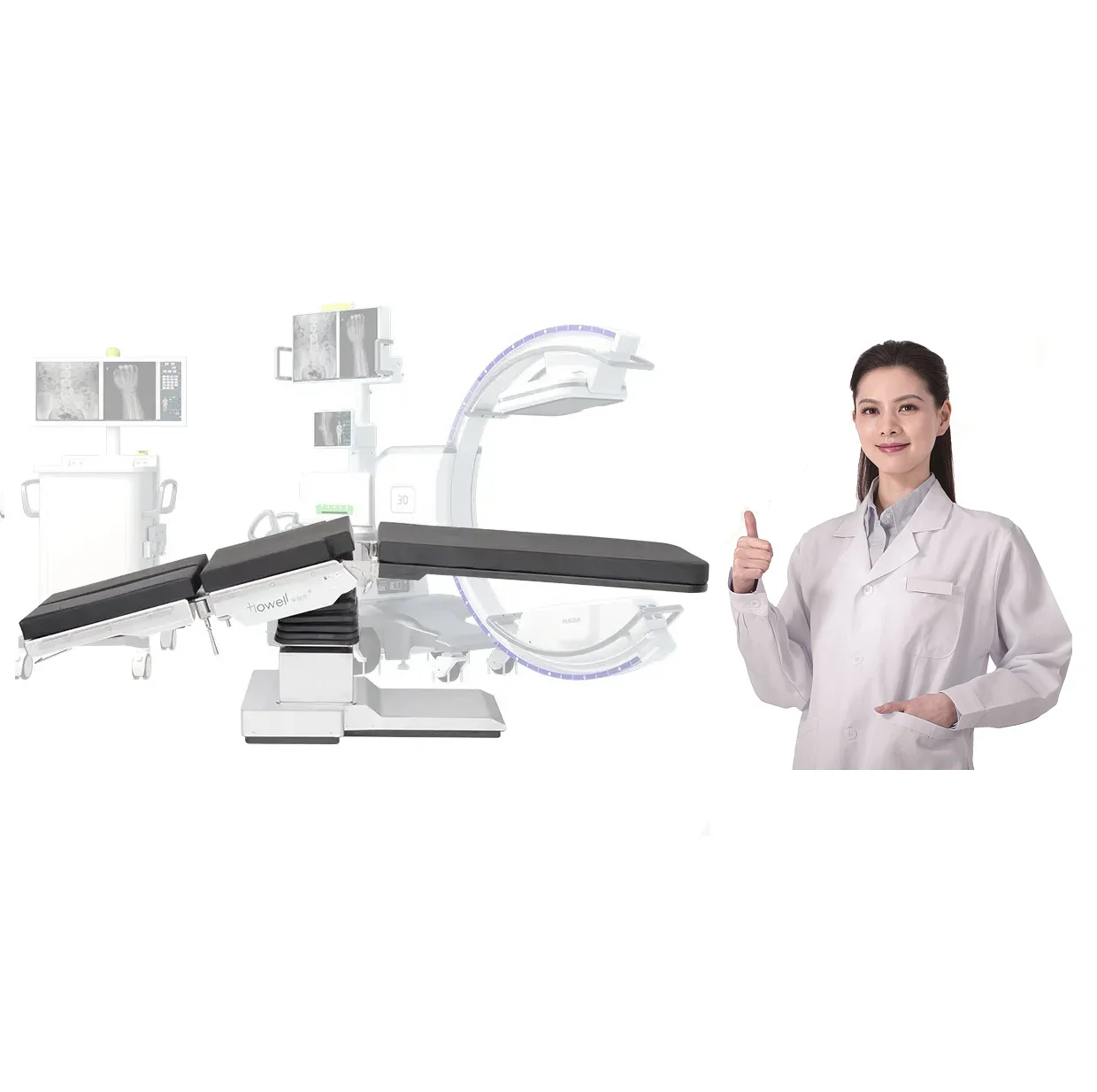 Carbon Fiber  Radiolucent Table Medical Surgical Imaging  Operating Tables