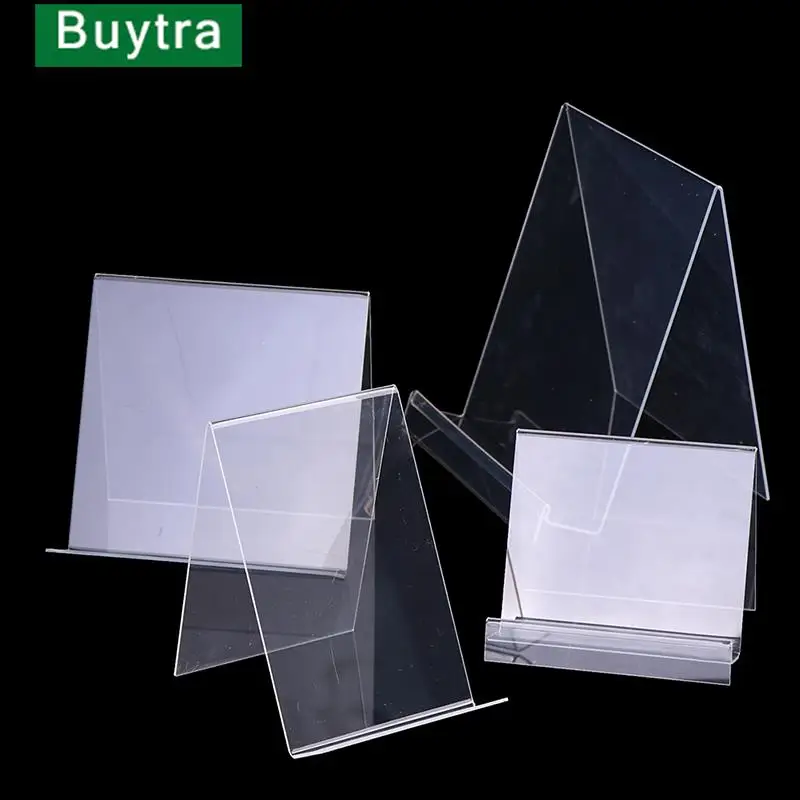 1Pc Clear Acrylic Display Stand, Clear Holder For Displaying Pictures,Jewelry,Watch Display Stand Acrylic Book Stand