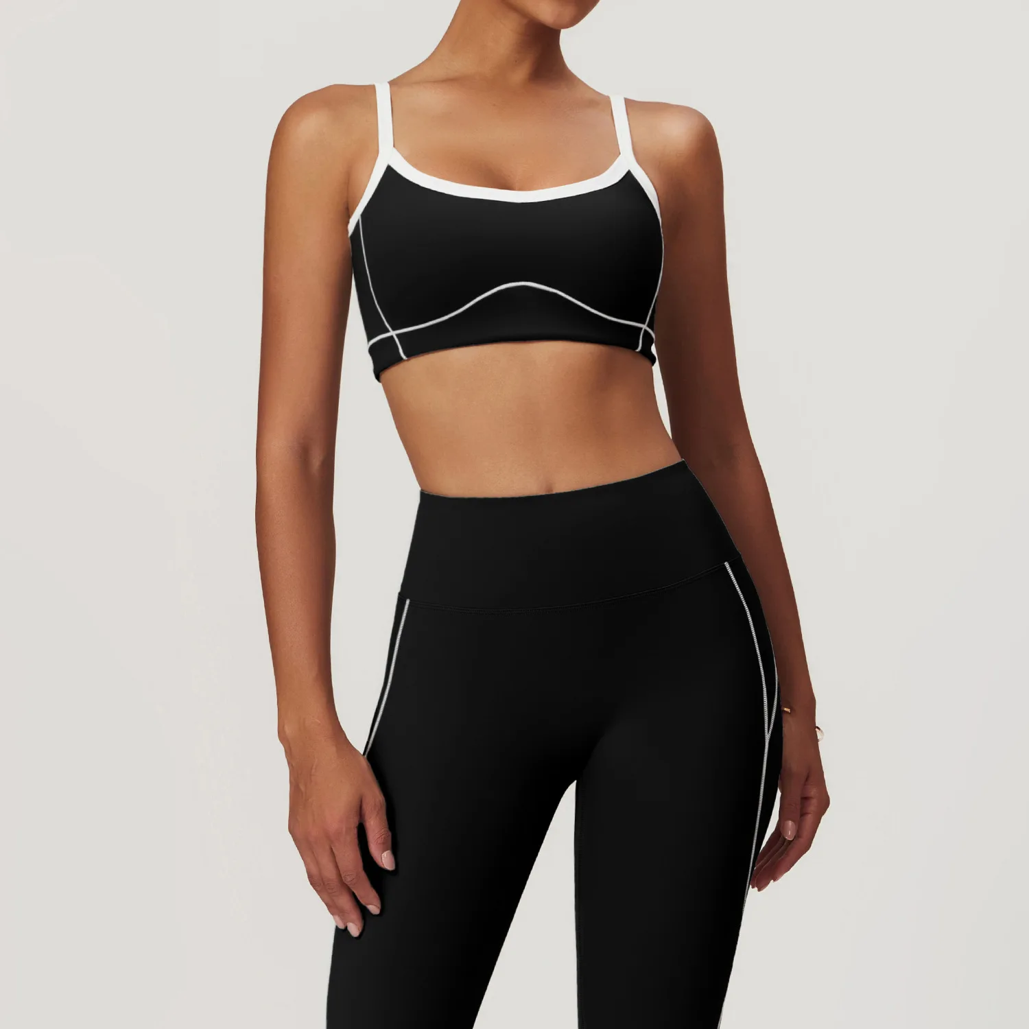 Maxdutti Naked Tight Fitting Sports Bra With A Large U-shaped Back, Yoga Bra For Women, Suitable For Wearing Inside And Outside,