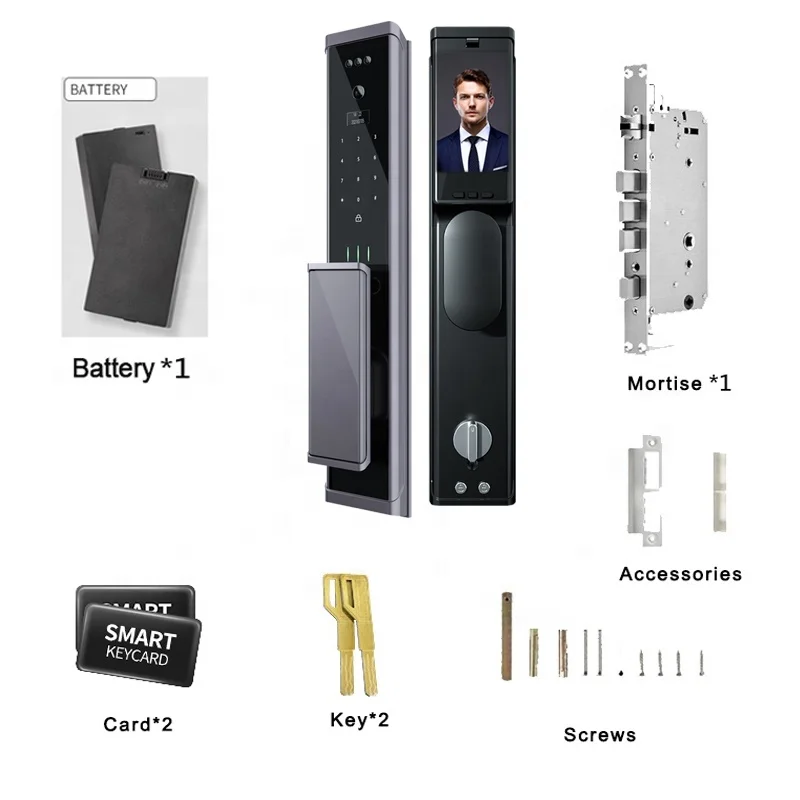 Fully Automatic Digital Biometrics Lock Home Smart Life Multifunction Password Waterproof Electronic Fingerprint Smart Lock