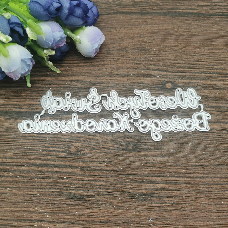 AOKEDIY Letter Metal Cutting Dies Stencils For DIY Scrapbooking Decorative Embossing Handcraft Template