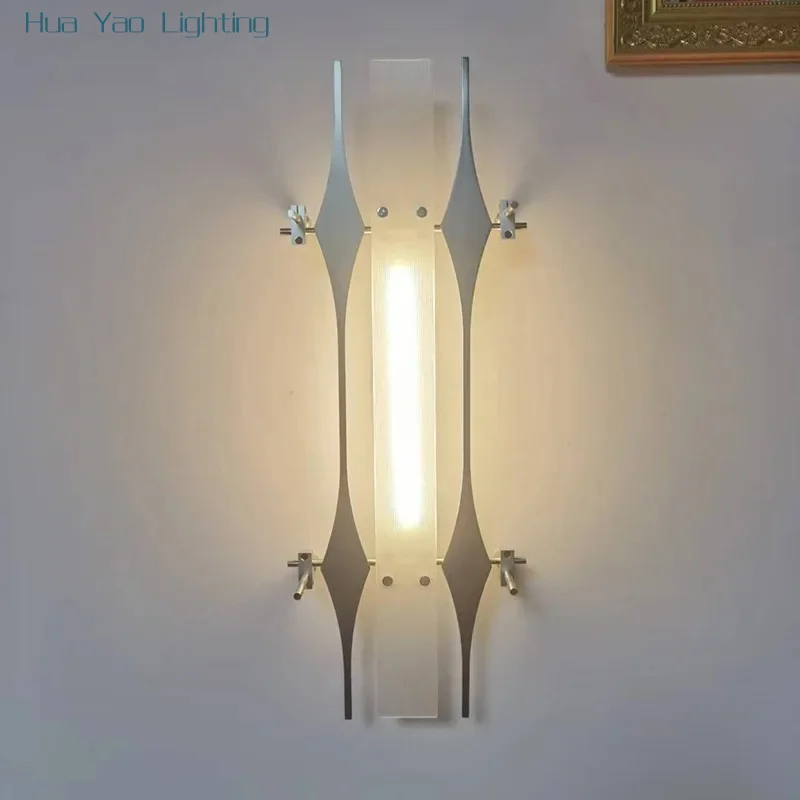 Original  Stainless Steel Wall Lamp Modern Minimalist Atmosphere Light Effect Wall Lamp