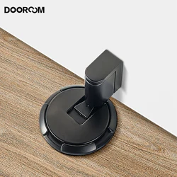 DOOROOM New Windproof Door Stopper Indoor Heavy Duty Floor Stop Keep Door Open Mechanical NoDrilling Door Stopper With Screws