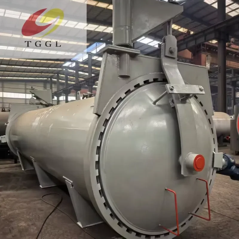 i Low Pressure Electric Pole Wood Heat Treatment Plant Vacuum Timber Drying Kiln Wood Chip Vacuum Dryer