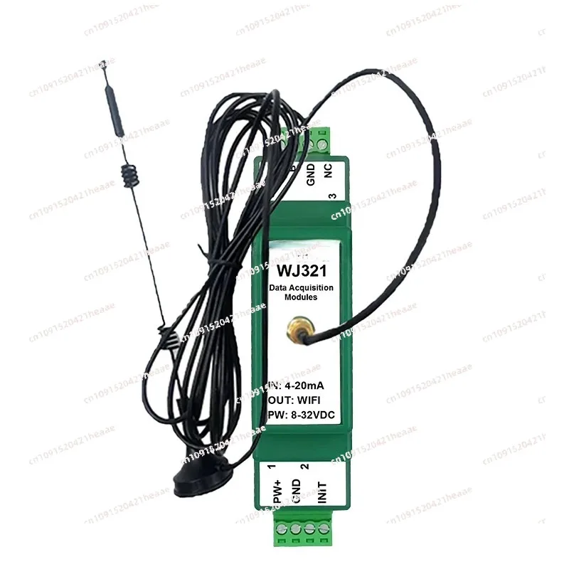 Suitable for , 4-20mA or 0-10V to Network TCP and MQTT，WiFi Acquisition Module WJ321
