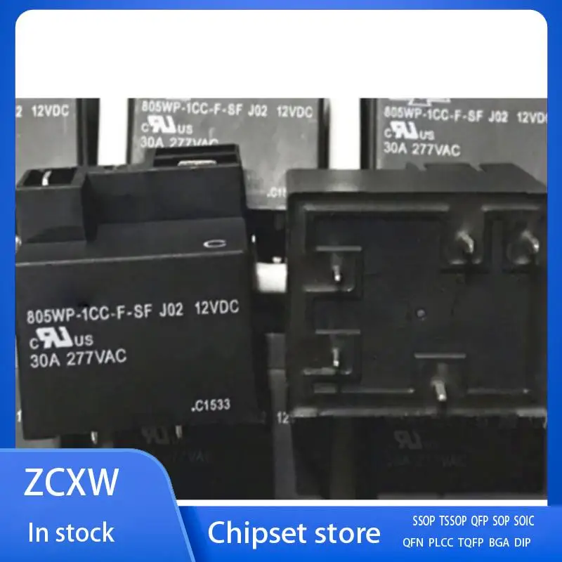 جديد 5 قطعة/الوحدة 805WP-1CC-F-SF J02 12VDC 30A 5 التتابع