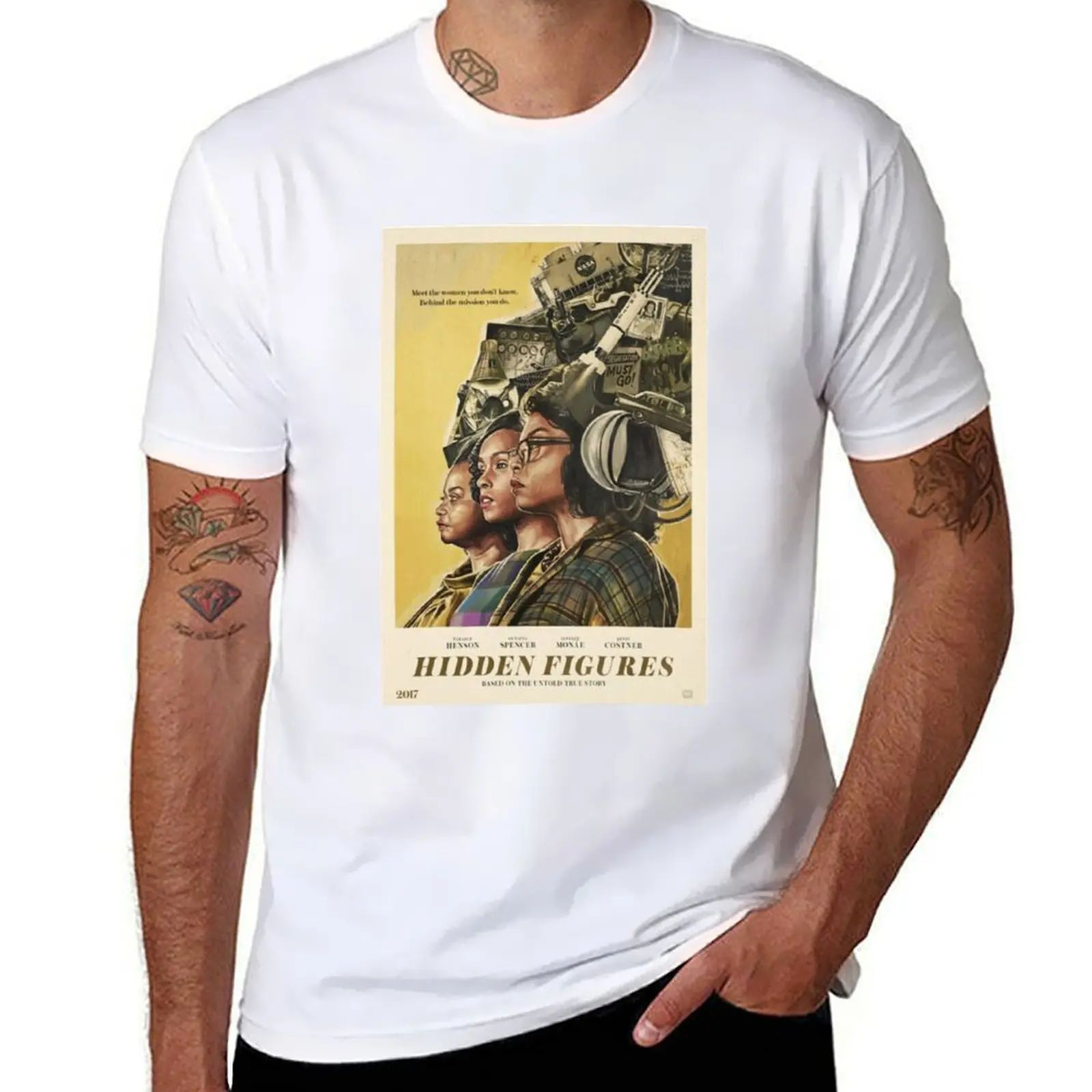 

Hidden Figures Classic T-Shirt t shirts for man pack cotton anime t shirts for man T-Shirt