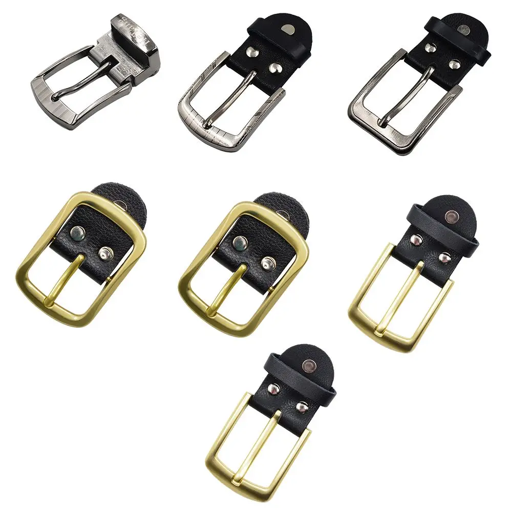 2.5/3.5/4 Cm Benodigdheden Modegordel Hoofd Accessoires Zinklegering Gesp Gesp Gesp Echt Leer