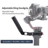 Adjustable Handle Sling Handgrip Foldable with Threaded Holes for DJI RS 2/ RSC 2/ RS 3/ RS 3 Pro Gimbal Handheld Stabilizer