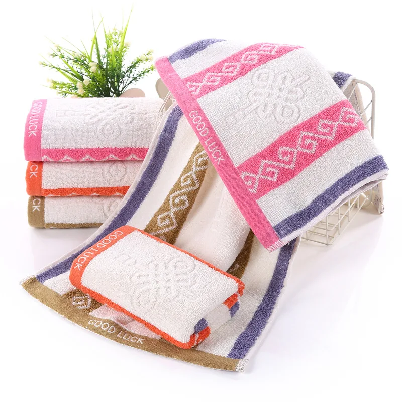 Strong Twist Cotton Towel Set, Face Hand Towel, Bath, Soft, High Quality, Wholesale, New, 100g, 2017