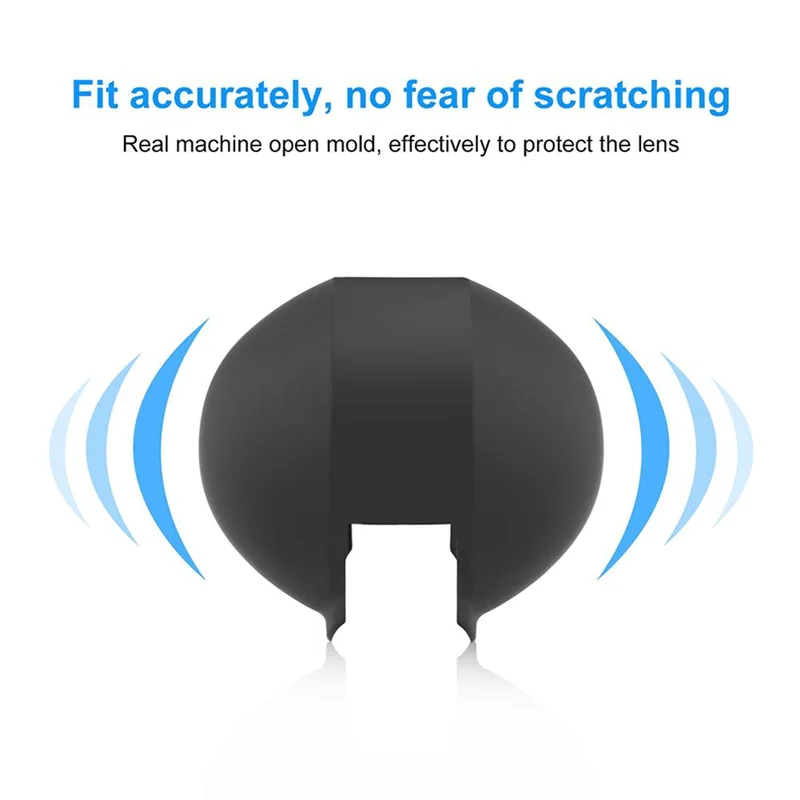 ABVO-For Insta360 X3/X4 Invisible Dive Case Lens Guard Silicone Protective Cover Lens Cap Action Cameras Accessories