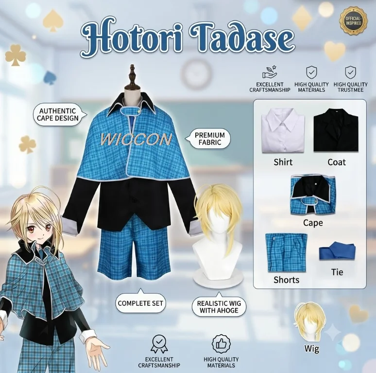 Cosplay Anime Solo - Traje de cosplay escolar de SC