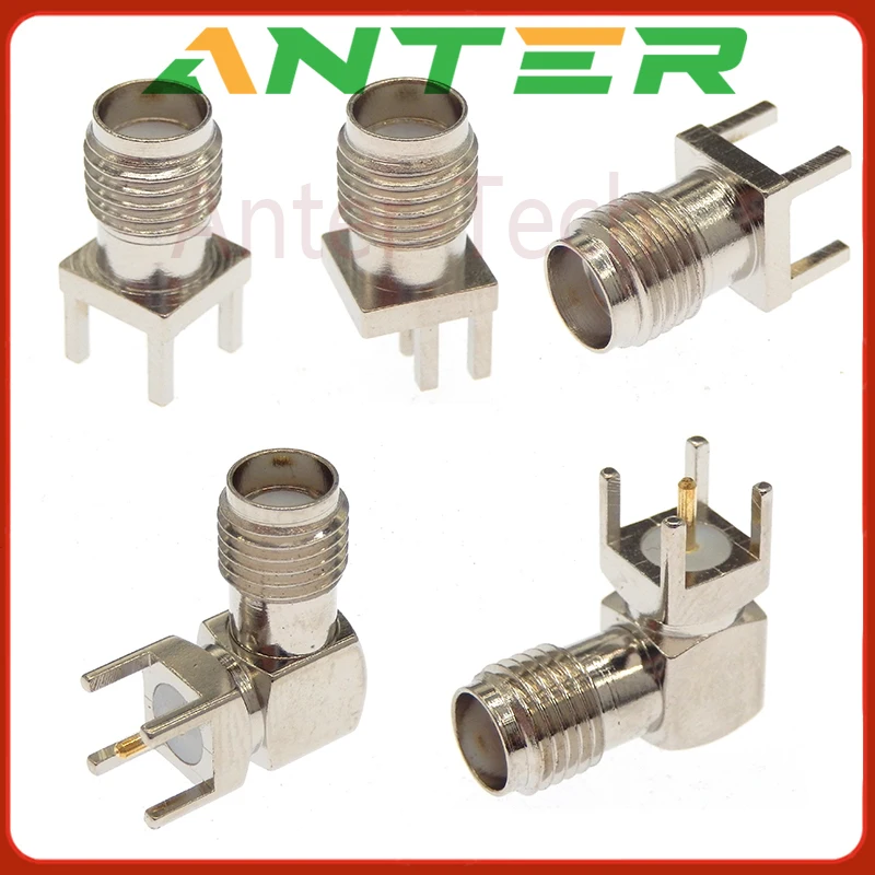 

5 шт. SMA гнездо/мужской разъем для припоя 1,6 мм, гайка, край зажима, прямое крепление, позолоченные радиочастотные разъемы, розетка для припоя