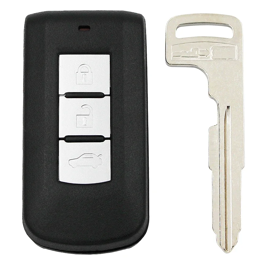 2/3/4 pulsanti nuovo Smart Remote Key Shell Case Fob per Mitsubishi Lancer Outlander ASX Eclipse Galant con lama chiave di emergenza