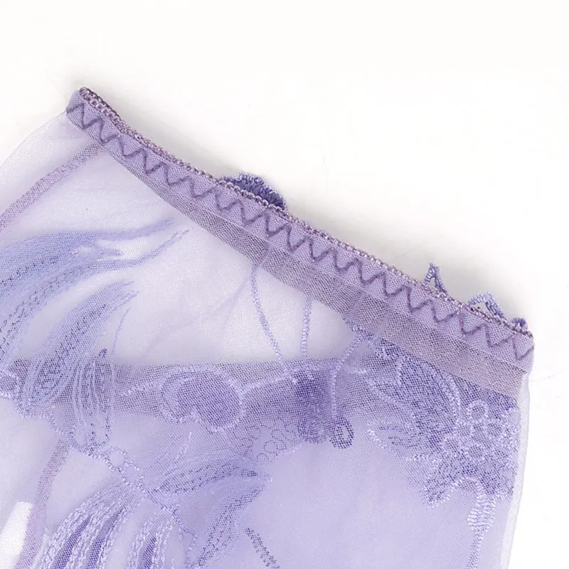 Sexy Lace Panties Briefs Mesh Hollow Flower Embroidery Low-Waist Transparent Female Lingerie Ultra-Thin Women Seamless Underwear