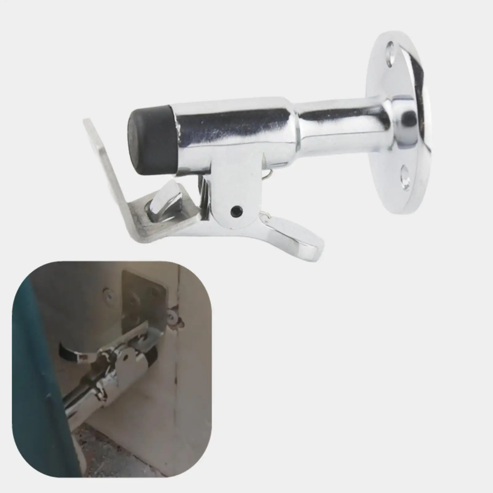 

Heavy Duty Door Stopper Windproof Marine Doorstop Magnesium Alloy Anchors Hook Holder for Boat Caravan RV Camping Gate Door