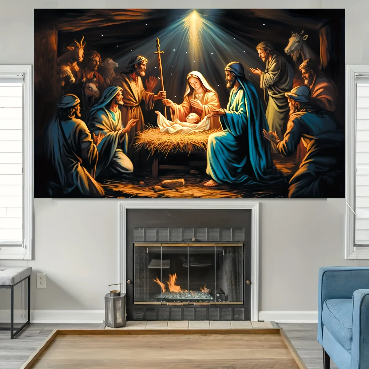 Birth of Jesus Photography Background Christmas Background Pictures Party Banner Decoration Photography Studio Props