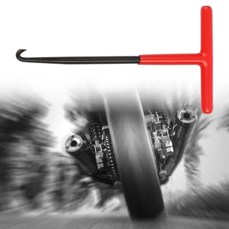 Motorcycle Exhaust Spring Puller Remover Tool Nonslip Handle T Shaped Spring Install Removal Tool for Scooter 72XB