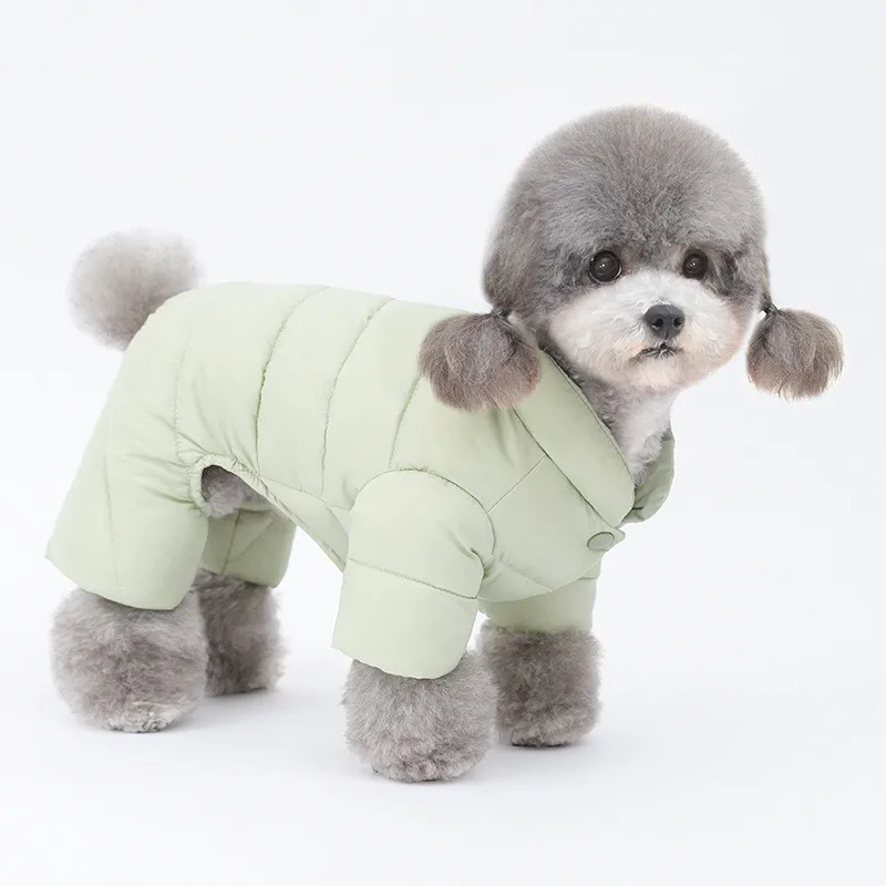 Winter Pet Clothes 90% White Duck Down Dog Coat Jacket Puppy Yorkie Pomeranian Poodle Bichon Schnauzer Dog Clothing Jumpsuit