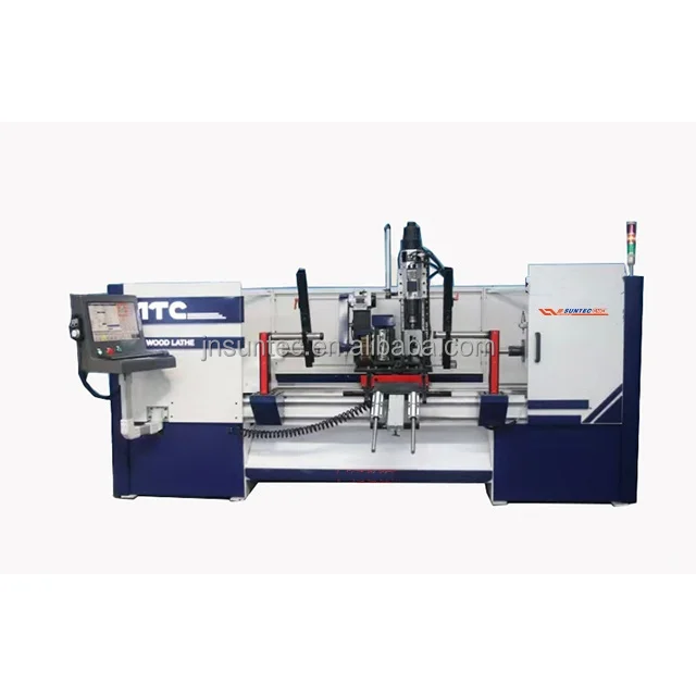 Auto Feed Best Fast Wood Lathe Machine 1530 Auto-Feeding CNC  Wood Lathe  Legs Baluster Multi-function  4 Axis CNC  Wood Lathe