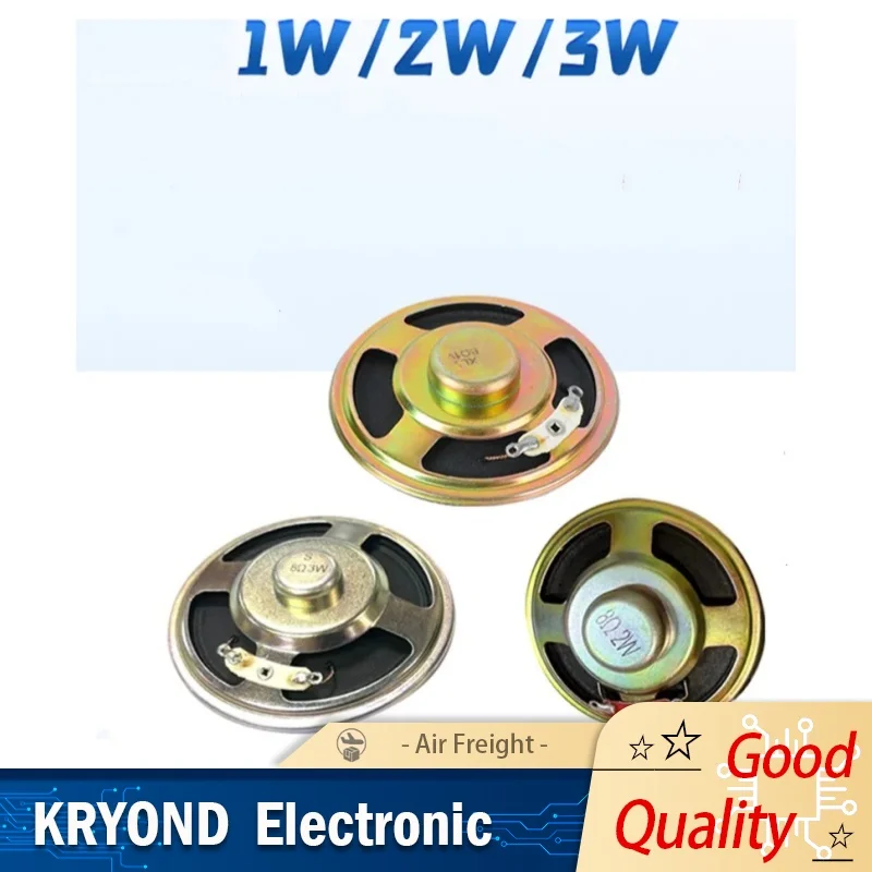 

10 PCS Small Speaker 8 Ω 1W 2W 3W Diameter 50mm 57mm 66mm 77mm Inner Magnetic Paper Cone