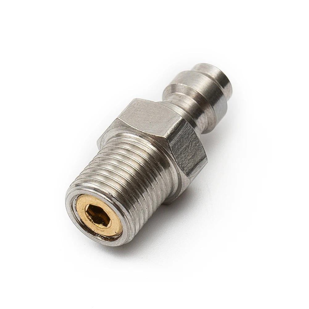 8mm Male Thread Quick Connect Valve PCP Filling With Valve M10 1/8NPT 1/8BSPP Male Connector Mainly Used For High-pressure Pumps