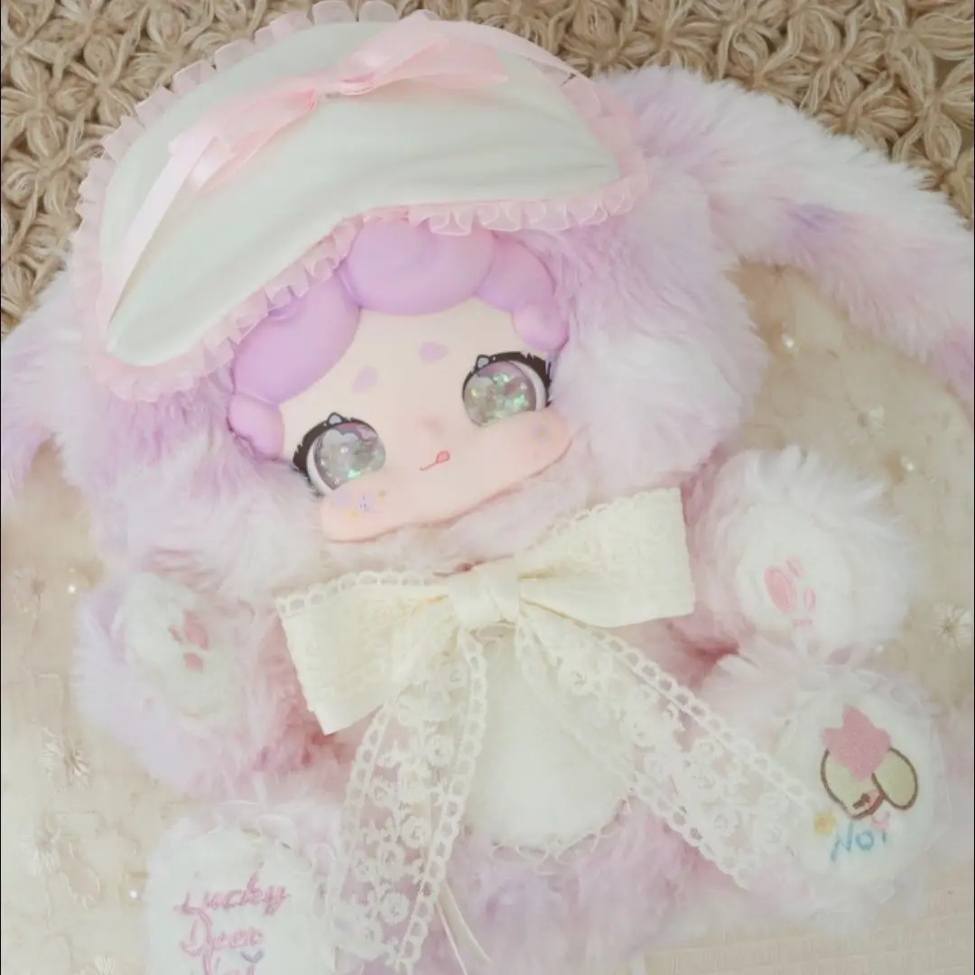 2025 cervo da sorte nai doce chá coelho 600% boneca grande caixa cega areia movediça globo ocular detalhe bordar o melhor presente