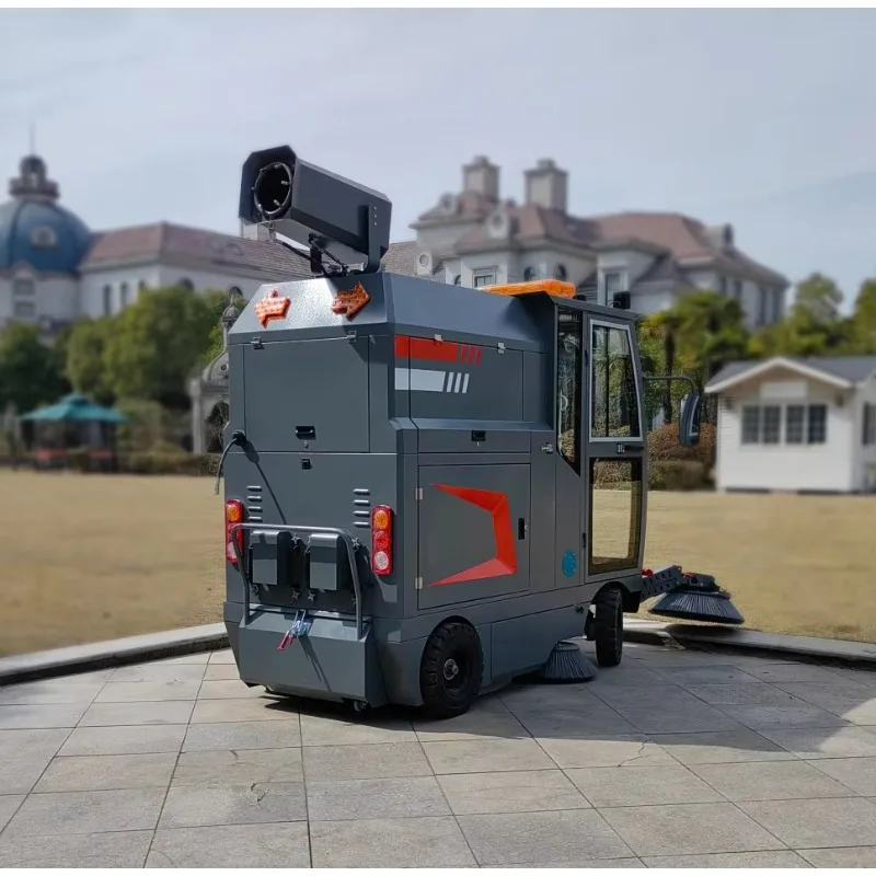 Practical Ride on Ground Sweeper High Efficiency Ash Removal Equipment Electric Powered for Public Venue Use